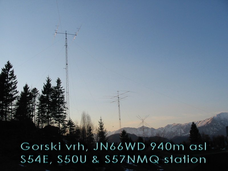 Postojanka Gorski Vrh, JN66WD 940 m ASL