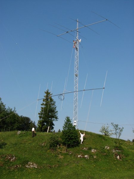6 el. 21 MHz OWA YAGI on 15m long boom