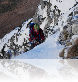 Anton Črv - Tone pleza prvenstveno smer Poslednji Mohikanec v Matajurskem vrhu. Foto Rado Lapanja